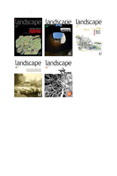 Journal of Landscape Architecture: Vols 40-44