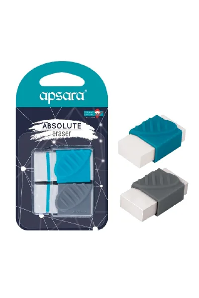 Apsara Absolute Erasers - Pack of 2