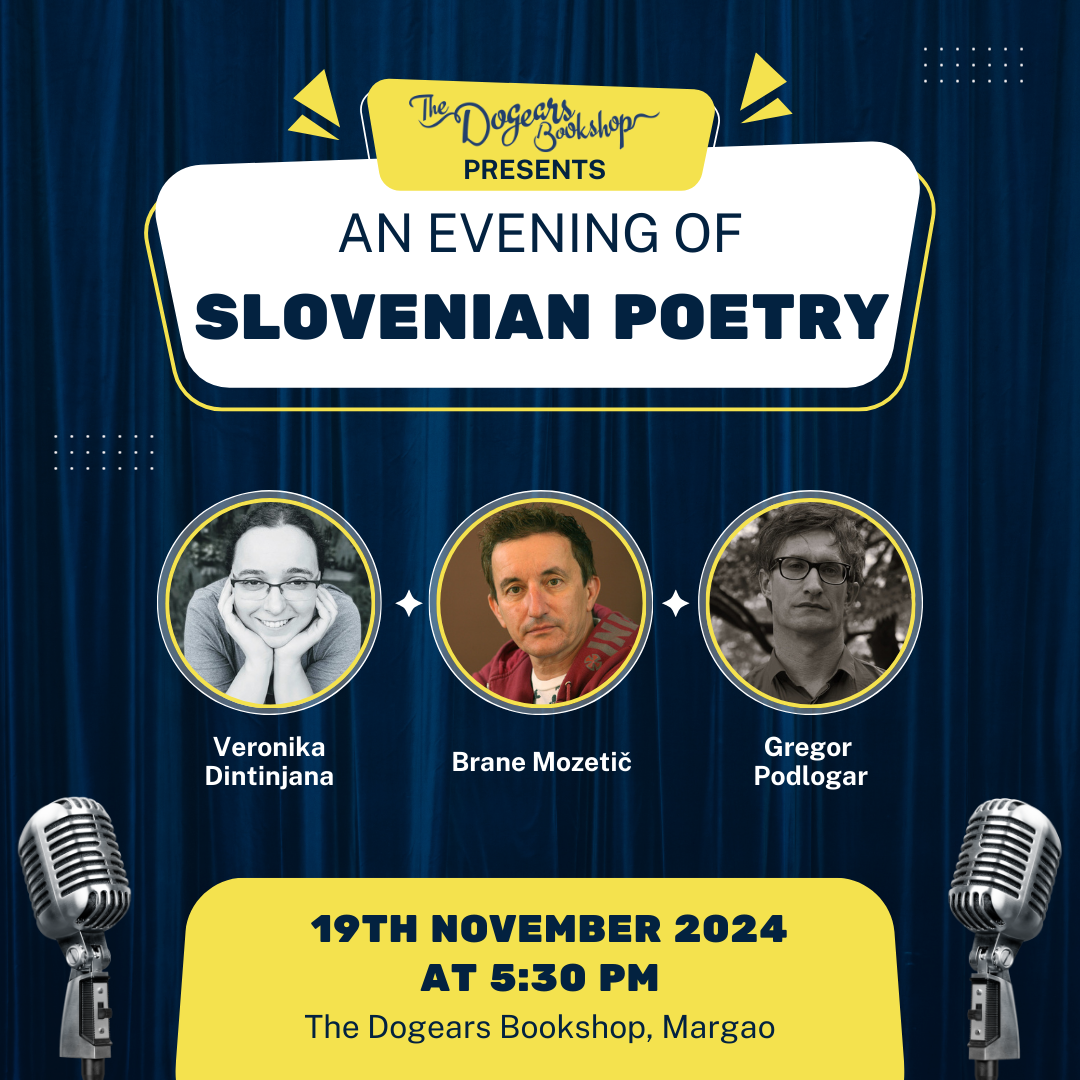 An Evening with three Slovenian poets